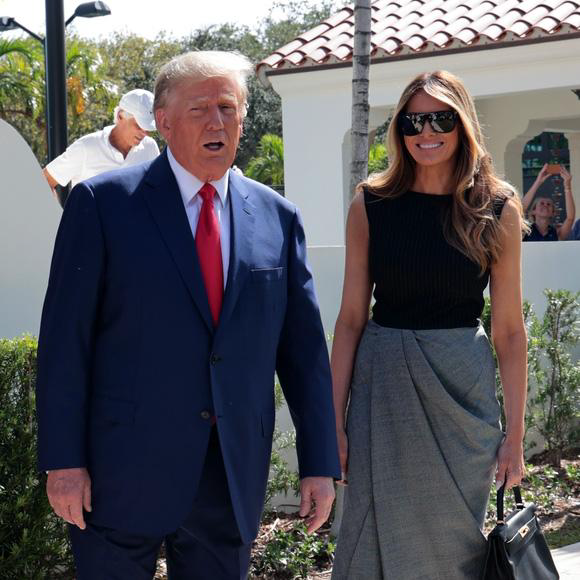 Donald Trump, Melania Trump, president, former president, first lady, couple