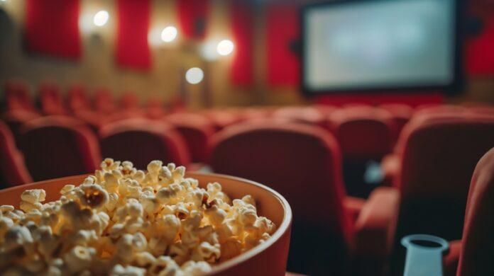 movie theater, cinema, popcorn, entertainment, screening room, concessions, auditorium, seats