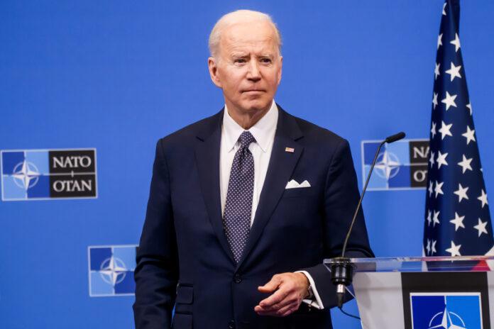 Joe Biden, President, NATO, summit, press conference, podium, United States, international relations
