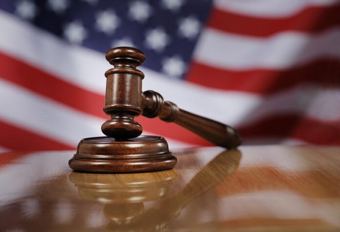 gavel, courtroom, judge, American flag, legal system, justice, court, law
