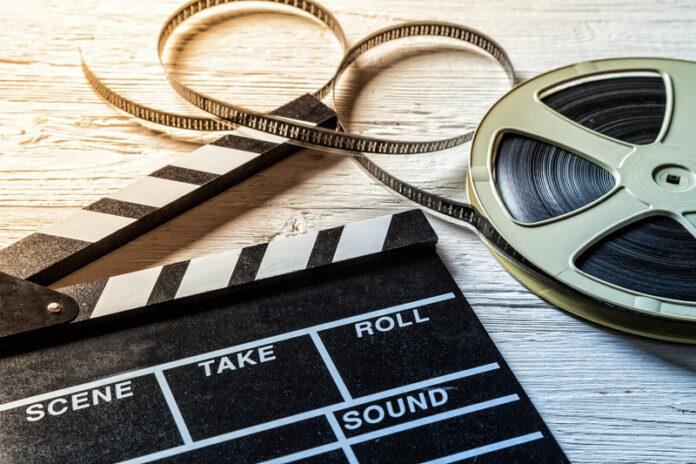film reel, movie clapper, clapperboard, cinema, filmmaking, movie production, film industry, Hollywood