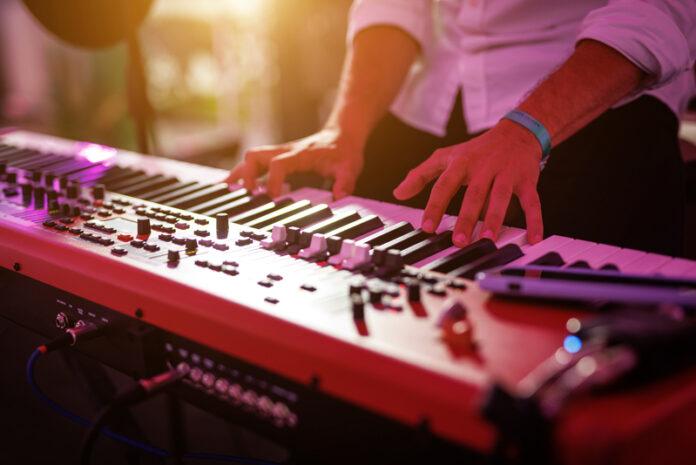 keyboard, synthesizer, musician, performance, live music, concert, electronic music, DJ