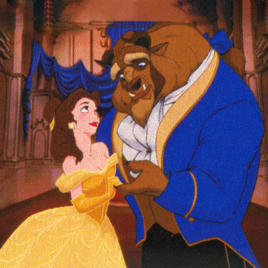 Disney, Beauty and the Beast, Belle, Beast, animated movie, ballroom scene, dance scene, fairy tale