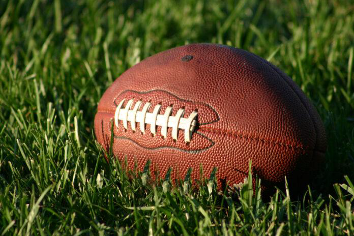football, grass, field, sports, equipment, game, American football
