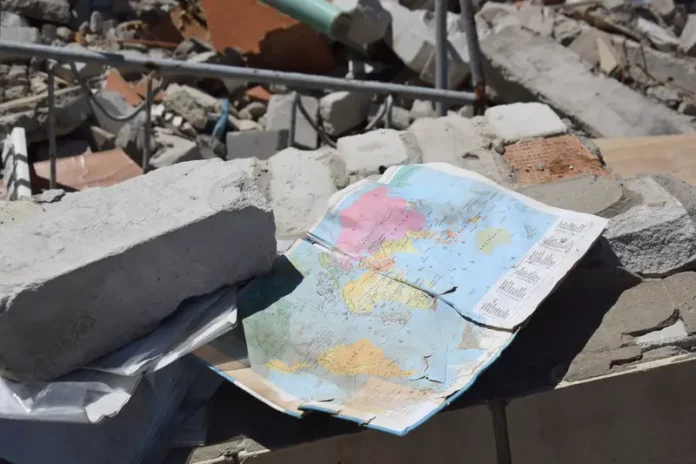 Destruction Site Map Debris