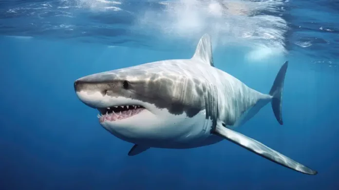 Great White Shark Underwater