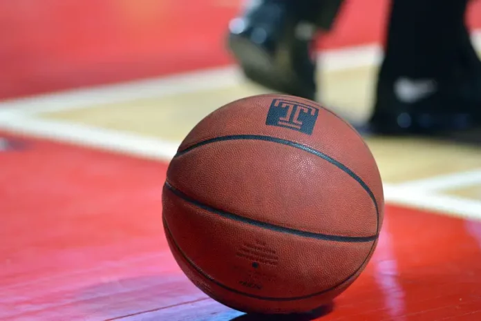 Basketball on Court