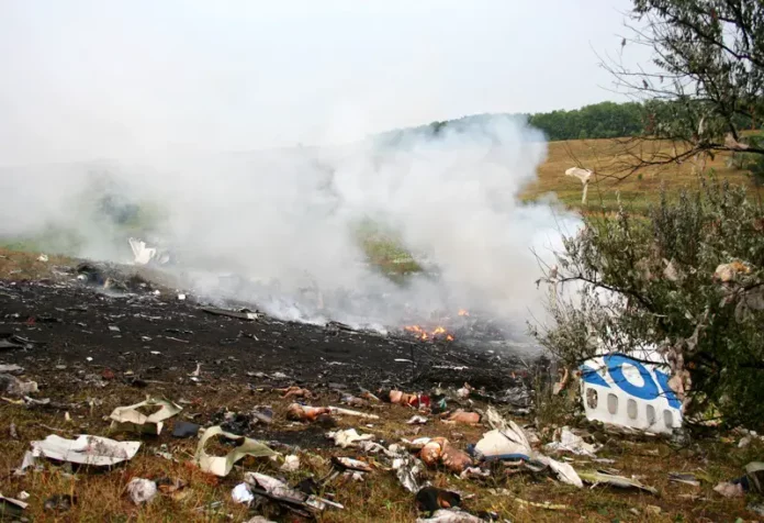 Plane Crash Site Wreckage
