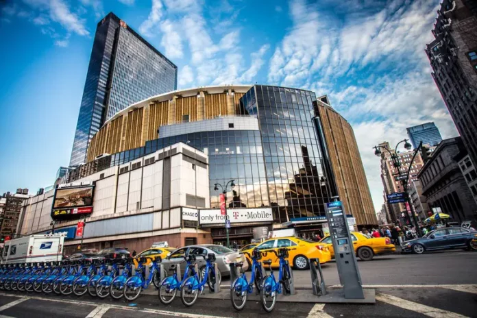 Madison Square Garden NYC Street