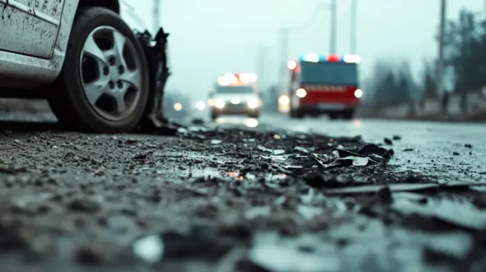 Car Crash Accident Scene