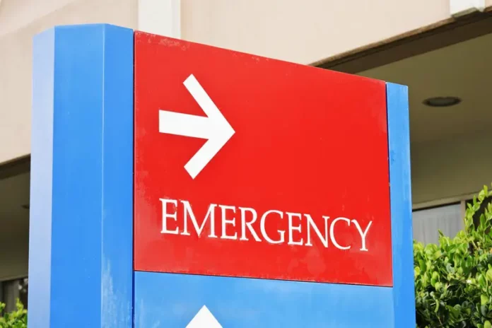 Hospital Emergency Room Sign