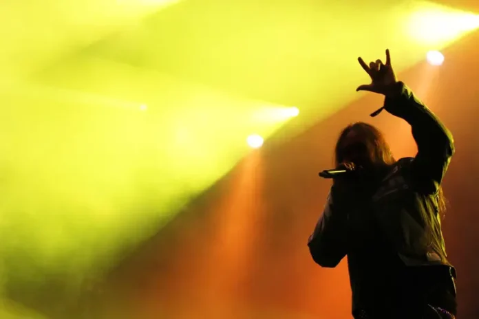 Rock Concert Performance Silhouette