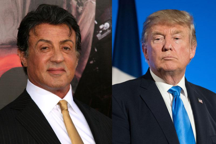 Sylvester Stallone and Donald Trump